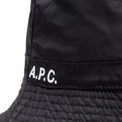 A.P.C. BOB MARK REVERSIBLE BUCKET HAT -Accessories Promotion Store A.P.C.BOBMARKREVERSIBLEFAUXBLACK56PAAFC M24103 6