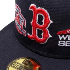NEW ERA 59FIFTY BOSTON RED SOX HISTORIC CHAMPS FITTED CAP -Accessories Promotion Store NewEra5950HISTORICCHAMPS12471BOSREDOTCNAVY760288293 4