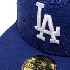 NEW ERA 59FIFTY LOS ANGELES DODGERS SWIRL FITTED CAP -Accessories Promotion Store NewEra5950MLBSWIRL12763LOSDODOTCBLUE760288093 4