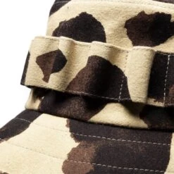 ANIMAL PATTERN BUSH HAT -Accessories Promotion Store SasquatchfabrixANIMALPATTERNBUSHHATMUSTARDOS23SS GOH 002 02 4