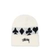 Stüssy FULL SUIT JACQUARD CUFF BEANIE -Accessories Promotion Store StussyFULLSUITJACQUARDCUFFBEANIEWHITEOS1321060 1