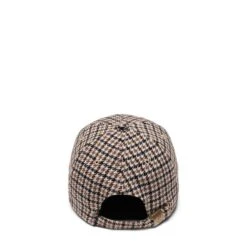 001 PLAID CAP -Accessories Promotion Store Viola RosesE001CAPBROWNOSE001CAP 3