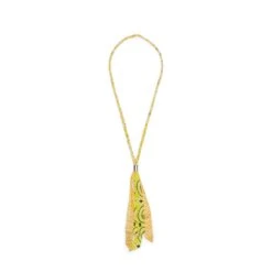 GAUZE BANDANA FRINGED NECKLACE