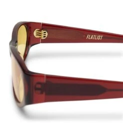 EDDIE KYU -Accessories Promotion Store flatlistEDDIEKYUMAROONCRYSTALSOLIDYELLOWOS013383 4