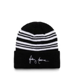 CURSIVE WAFFLE CUFF BEANIE