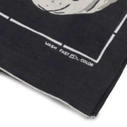 FASTCOLOR SELVEDGE BANDANA (RAIN SKULL) -Accessories Promotion Store kapitalFASTCOLORSELVEDGEBANDANA RAINSKULL BLACKOSK2110XG514 3