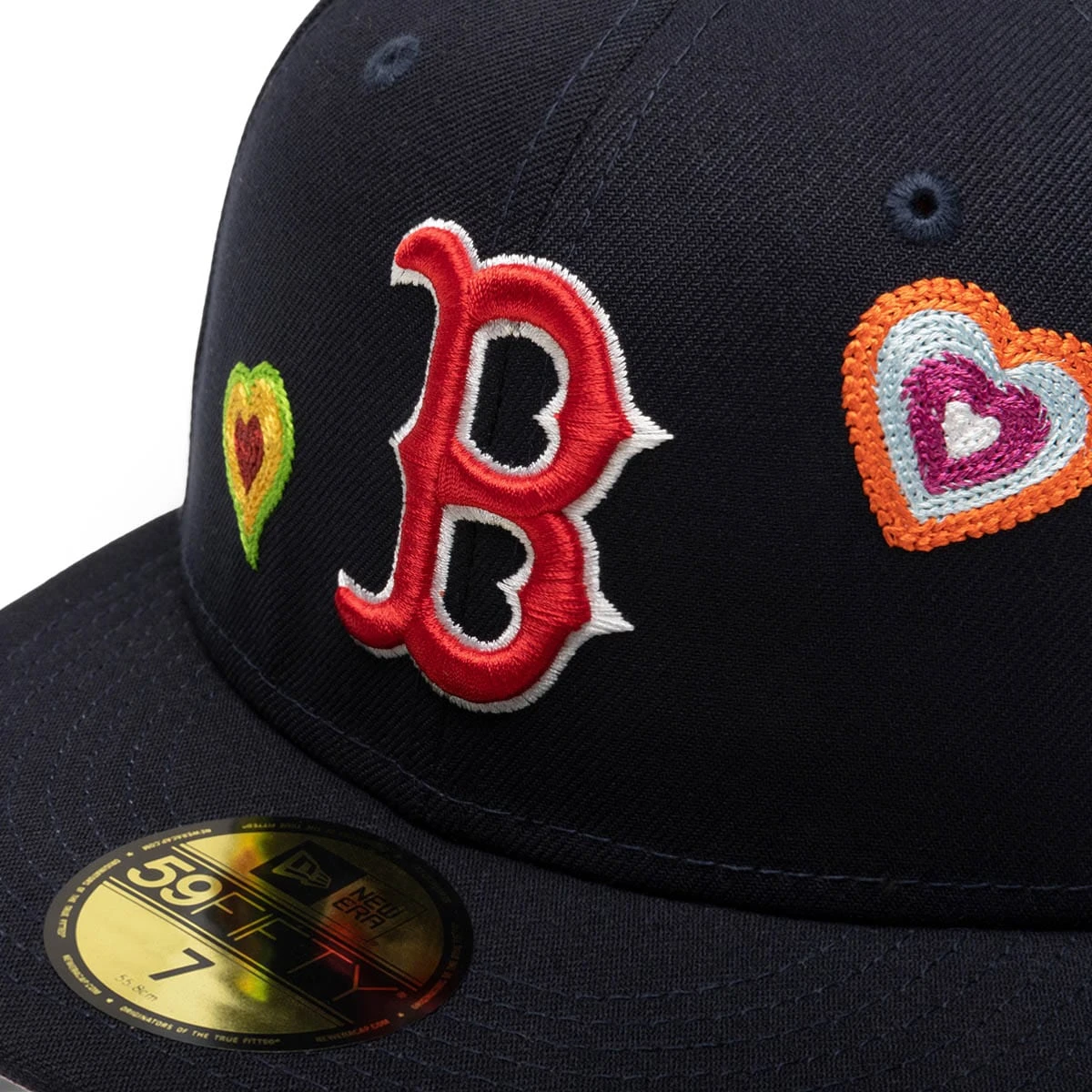 NEW ERA 59FIFTY BOSTON RED SOX CHAIN STITCH HEART FITTED CAP 6 NEW ERA 59FIFTY BOSTON RED SOX CHAIN STITCH HEART FITTED CAP - Image 4