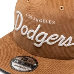 NEW ERA 9FIFTY LOS ANGELES DODGERS SCRIPT CORDUROY CAP -Accessories Promotion Store newera950CORDSCRIPT13494LOSDODXBRXBROS60296559 4