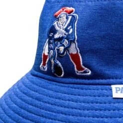 NEW ERA NEW ENGLAND PATRIOTS HEATHER BUCKET HAT -Accessories Promotion Store neweraBCKTHEATHERD3NEEPATCCOTCROYALBLUEOS60269422 4