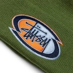 Stüssy PATCH CUFF BEANIE -Accessories Promotion Store stussyPATCHCUFFBEANIEGREENOS1321097 3